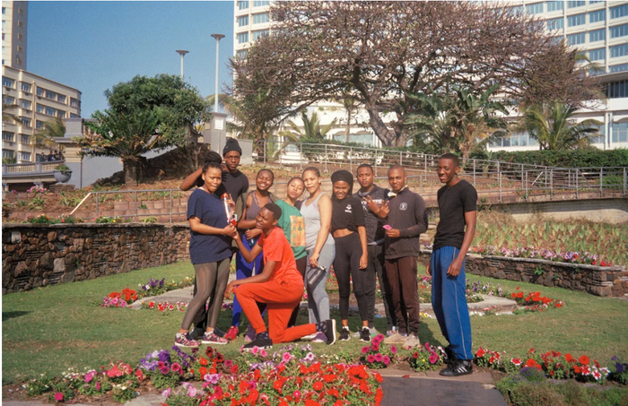 Students from UKZN after morning class from the series 'Honeymoon. The happily ever after?', 2022