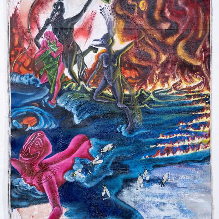 The heavens still burn, while Earth Trembles (Diptych)