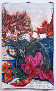 The heavens still burn, while Earth Trembles (Diptych)