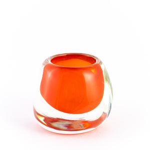 Candle holder red