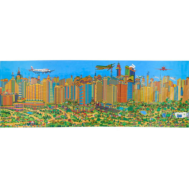 Derrick Nxumalo, The South African Art, Culture, Economy & Tourism, Acrylic on paper