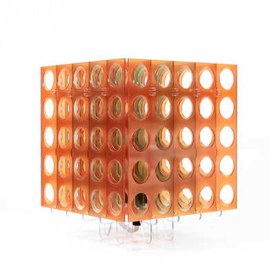 150 T Cube Standard Olive Table Lamp