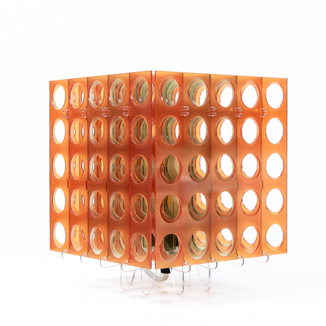150 T Cube Standard Olive Table Lamp