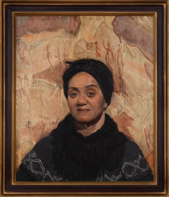 Portrait of Fatima February at The Iziko National Gallery