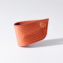 Load image into Gallery viewer, Cuff - Linear - Coral - Sml