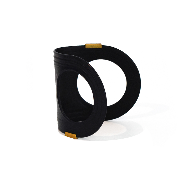 Bangle - Linear - Navy - Lrg