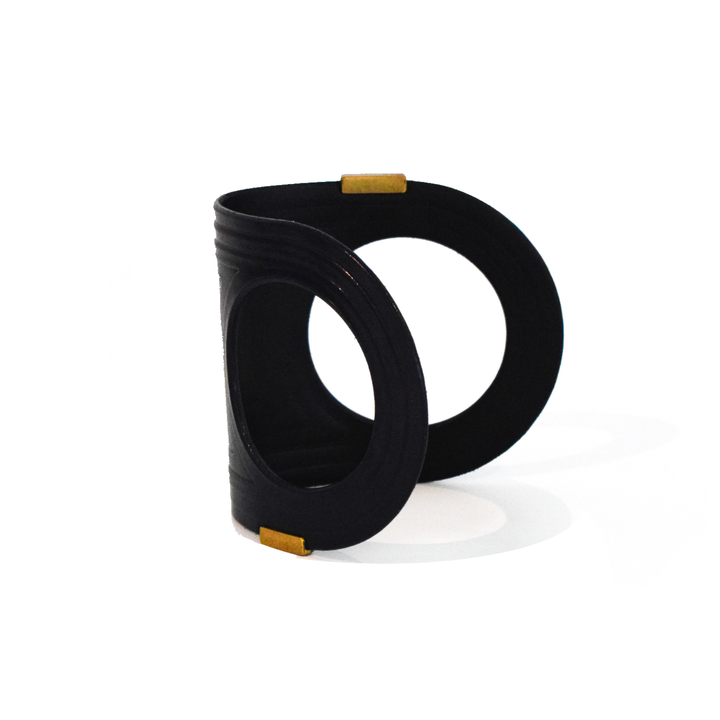 Bangle - Linear - Navy - Lrg