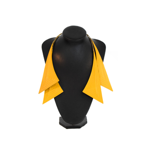 Collar - Linear - Double - Yellow