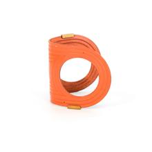 Load image into Gallery viewer, Xavier Clarisse Bangle - Linear Coral Large